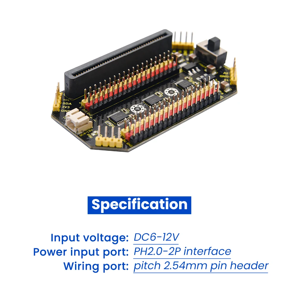 Kidsbits Keyestudio Microbit Expansion Shield Board With IO Ports  Compatible With  Micro Bit V1.5&Micro:bit V2