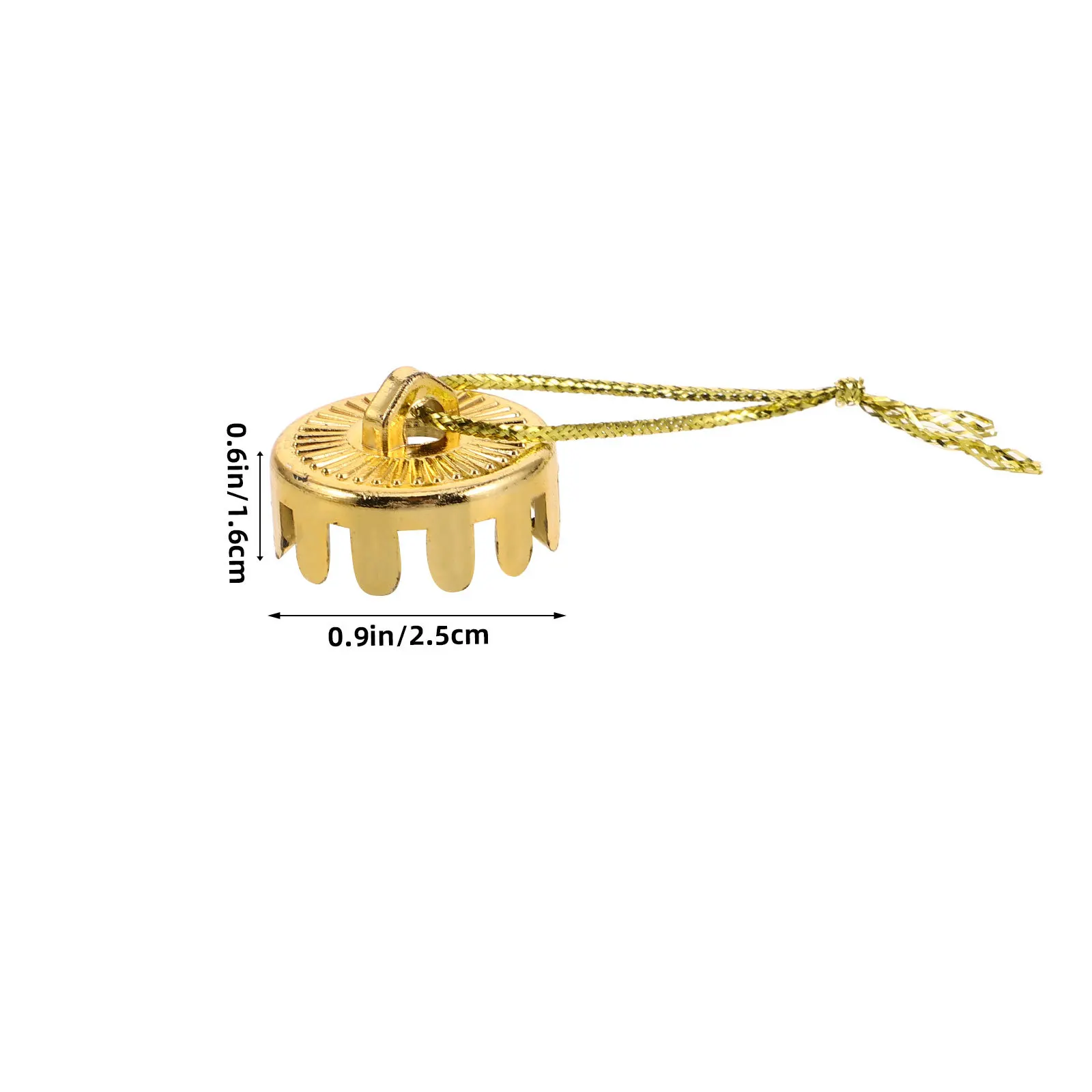 100 قطعة عيد الميلاد زخرفة قبعات 2 سنتيمتر عطلة الحلي قبعات لشجرة الديكور DIY بها بنفسك عيد الميلاد الزخرفية الكرة الشماعات شاتيربروف البلاستيك