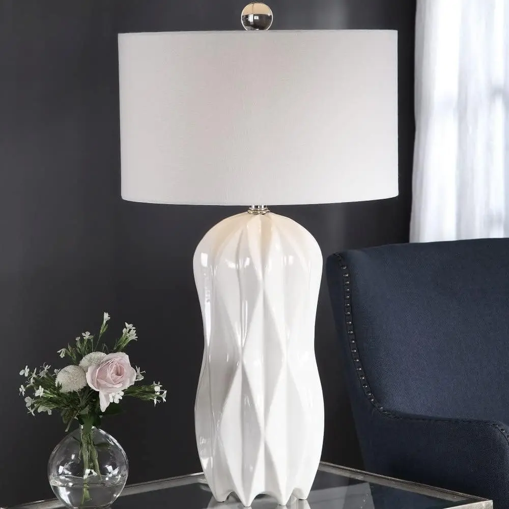 Uttermost Malena - One Light Table Lamp - 17 inches Wide by 17 inches deep