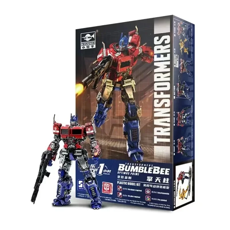 Transformed Trumpeter Optimus Prime Bumblebee ภาพยนตร์ Series Character ชุดประกอบอะนิเมะ Action Figures ของเล่นของขวัญสต็อก