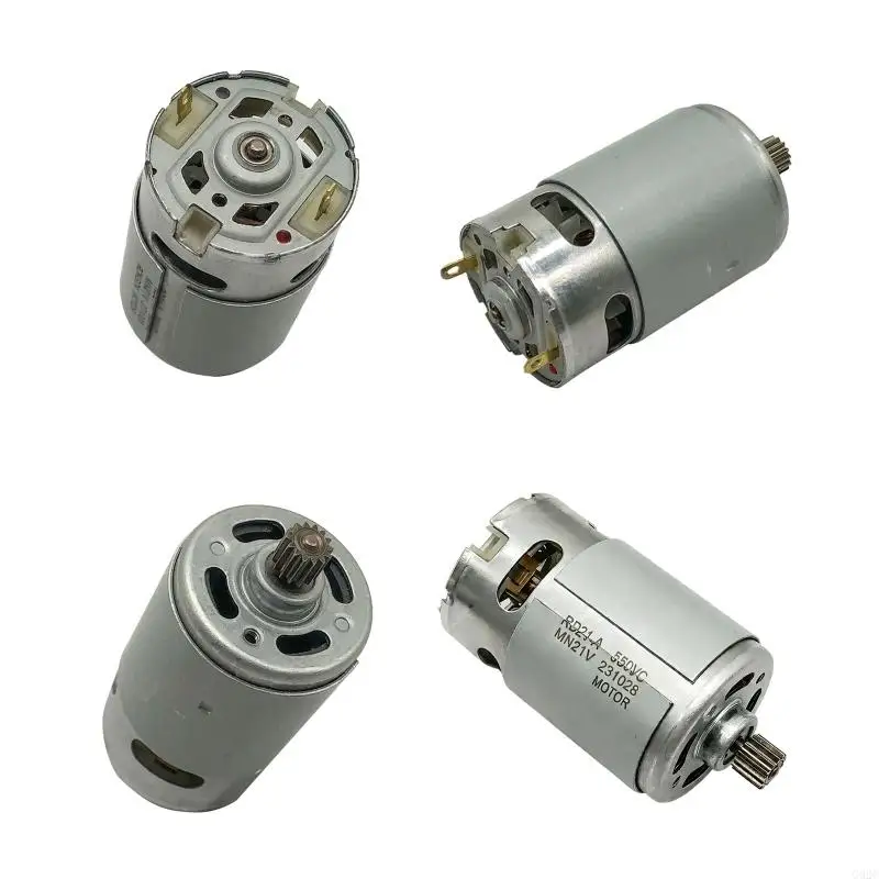 G92C RS550 21V Motor With 14-Tooth Output Gear for Electric Sawer Tool Repair Tasks
