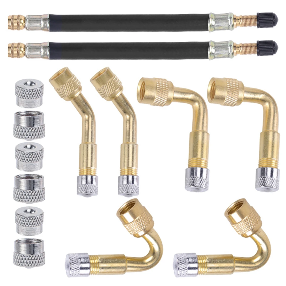 Nozzle Extension Rod Inflator Connector Tube Bicycle Valve Adapter Convenient And Suitable For Various Valves Types Brand New