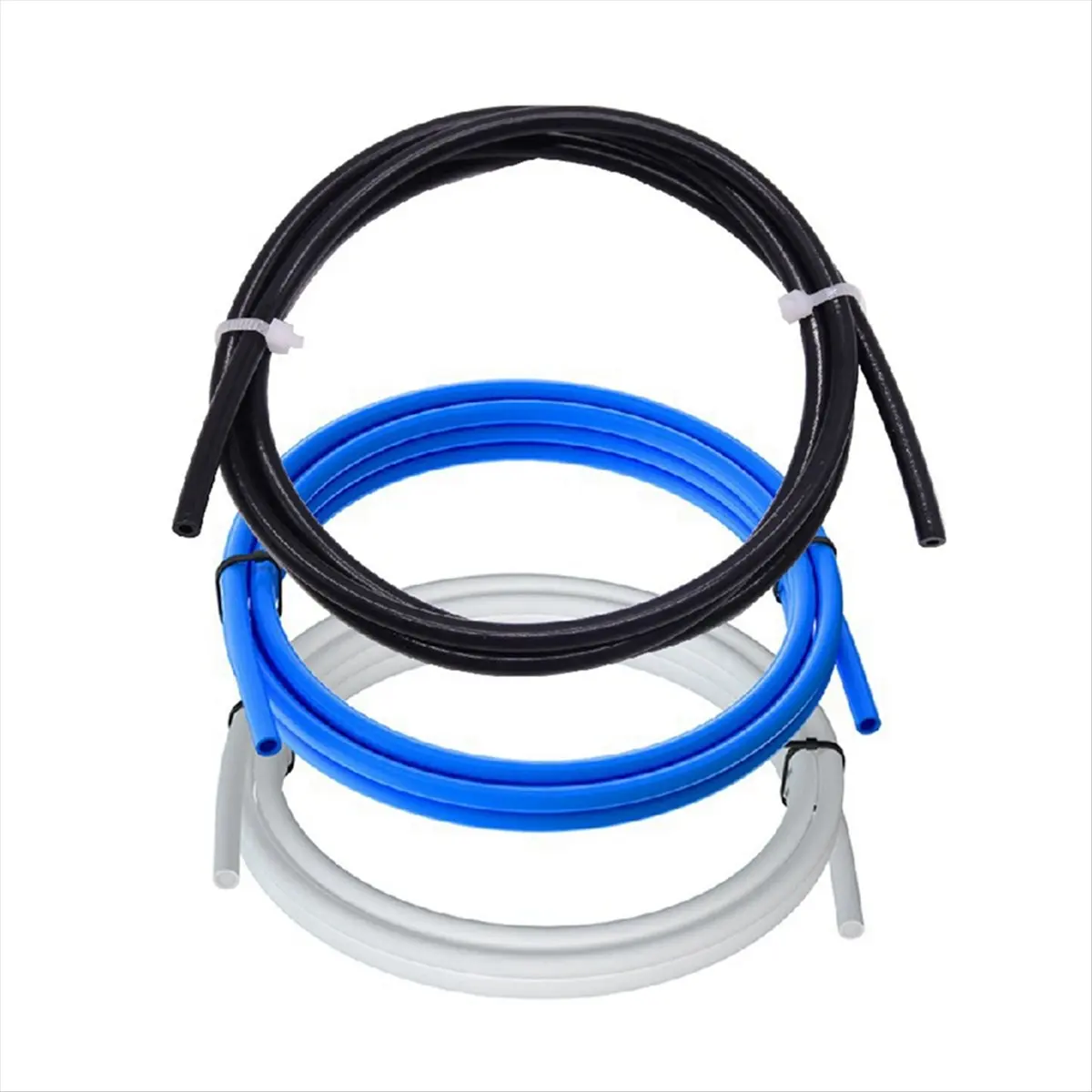 (B63C) 1M PTFE Tube ID 2mm OD 4mm for 3D Printers Ender3 CR10 Ender5 Compatible with V5 V6 MK8 J-Head Extruders Black