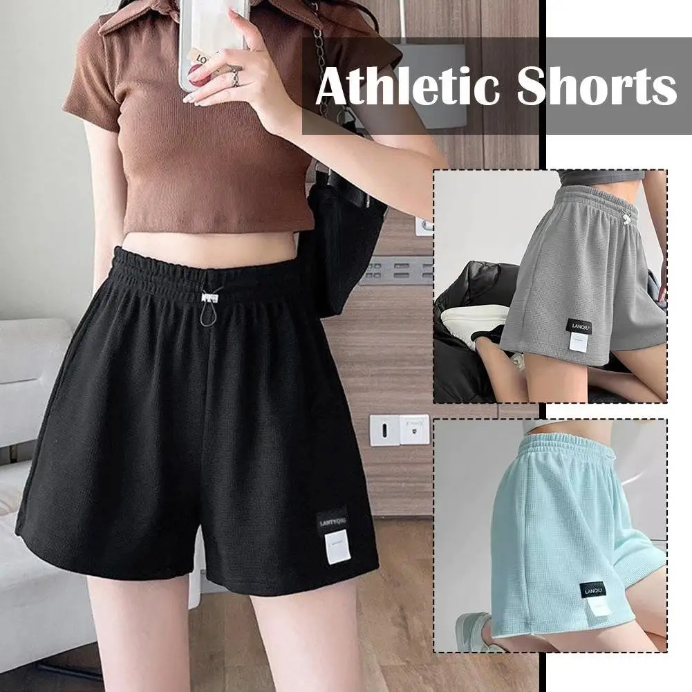 Novos Shorts Femininos de Verão em Waffle Confortáveis para Lazer e Esportes, Soltos para Ciclismo, Camping, Caminhada e Montanhismo - Atacado
