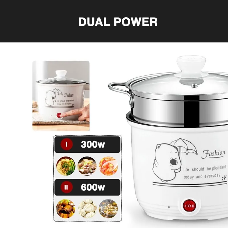 Student dormitory multifunction electric cooking pot for cooking noodles Electric Rice Cooker Machine kitchen acceesories