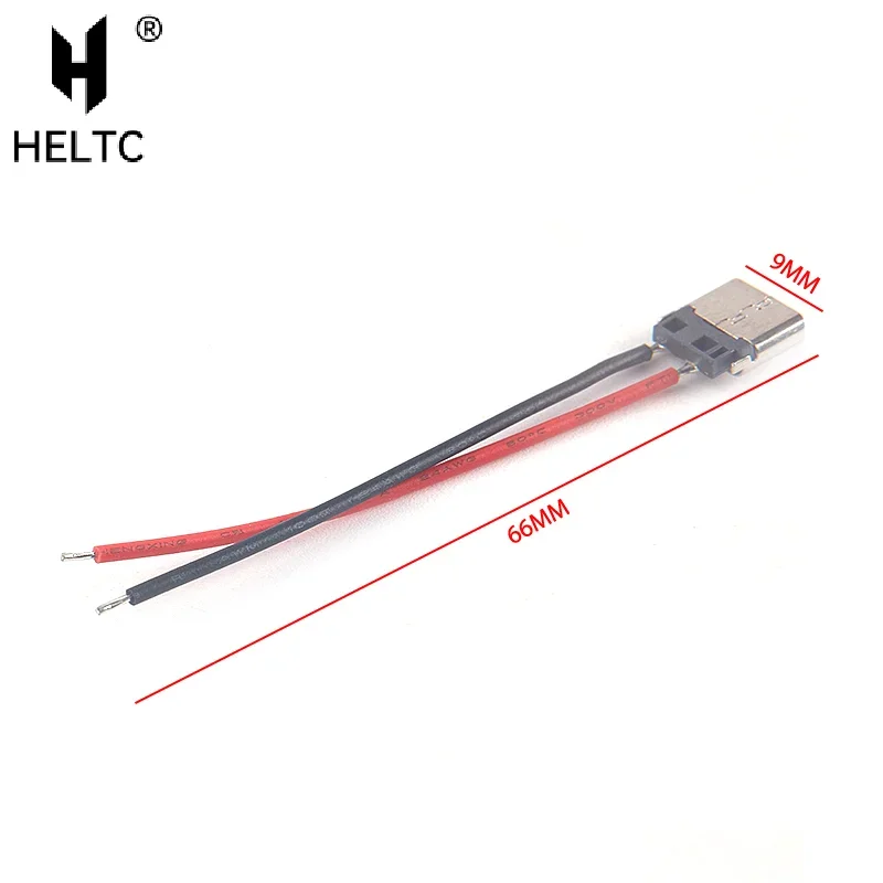 ❤5pcs USB Type-C 2P Welding Wire Female Connector Cable For Mobile Phone Charging