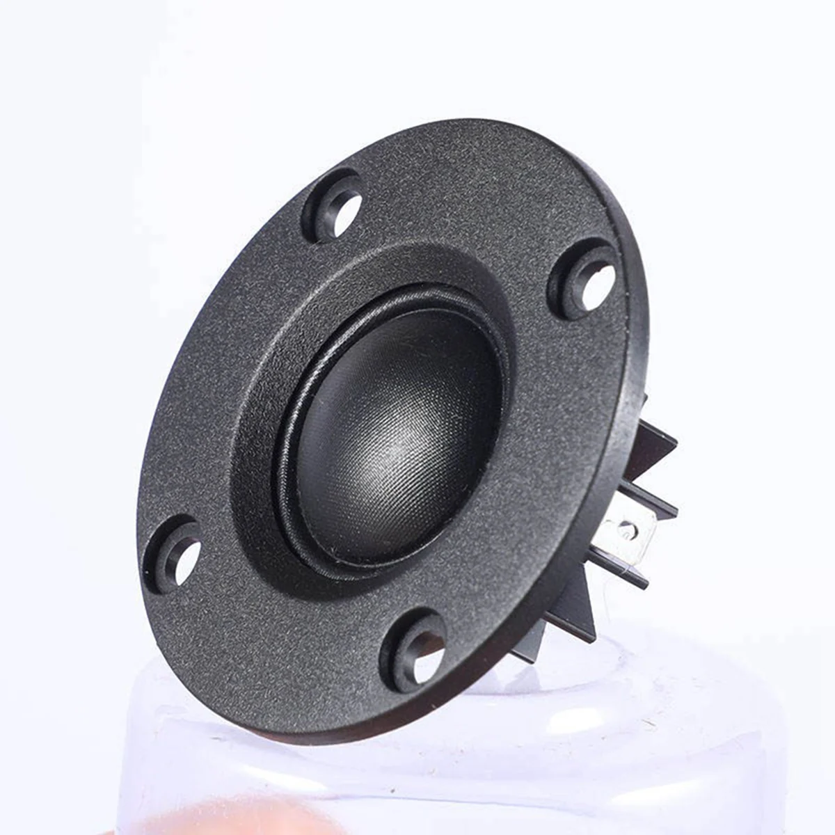 2Pcs 6Ω 30W Black Silk Film Soft Dome Tweeter Speaker Unit