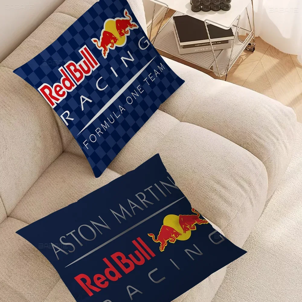 R-Red-Bull Personalized Pillow Cover Kids Bedroom Wild Party Decor Pillowcase Kid Birthday Shower Gift