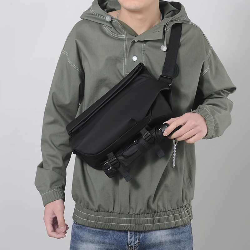 unisex-lightweight-motorcycle-crossbody-bag-waterproof-multi-functional-chest-bag-for-men-and-women-casual-style-nylon-material