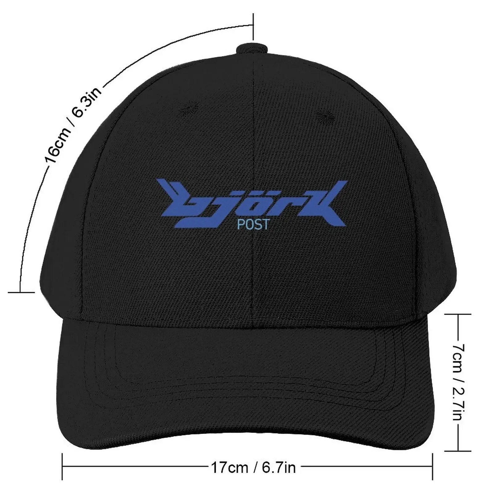 Bjork Post Vintage Logo (Blue / Light Blue) Baseball Cap |-F-| sun hat Ball Cap Sunhat Golf Men Women's