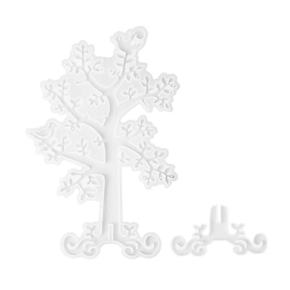 

Tree Branch Jewelry Display Stand Mold DIY Crystal Epoxy Silicone Craft 1Set Add Pigments Fun Exercise Handmade