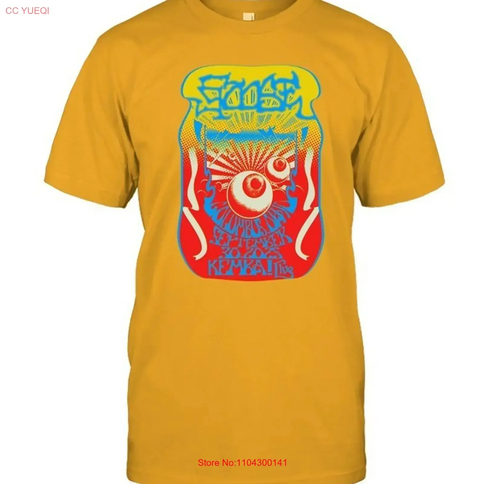 Goose September 30 2025 KEMBA Live Columbus OH T Shirt vintage Washed streetwear homme Comfortable fashion