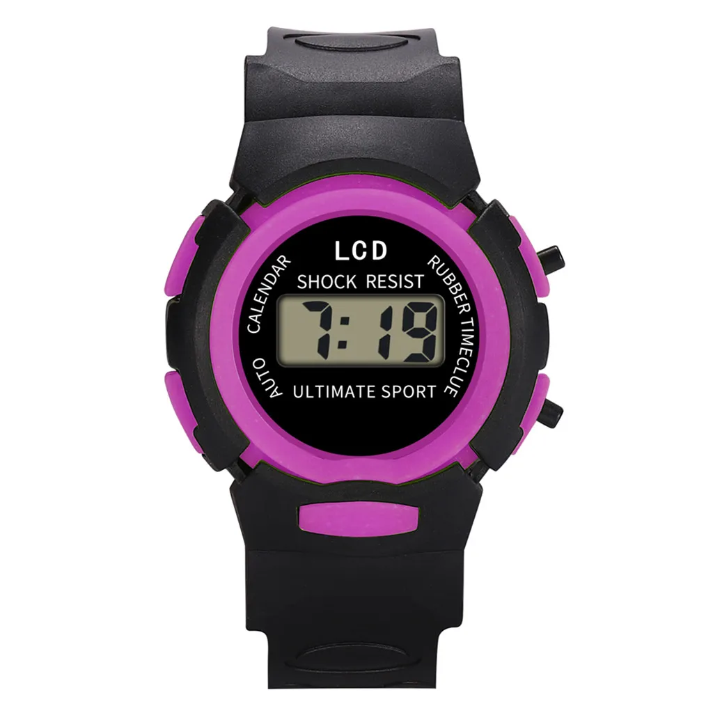 Montre-bracelet numérique analogique LED pour enfants, montre de sport décontractée pour enfants, nouveau