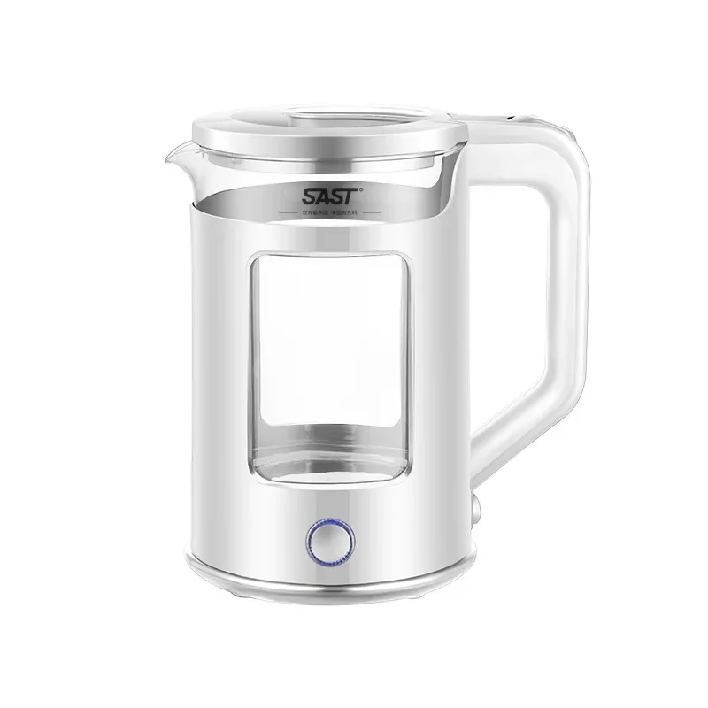 Gaopeng Silicon Electric Kettle Blue Light Boiled Water Glass Thermal Flask Factory Wholesale Direct Supply Kettle