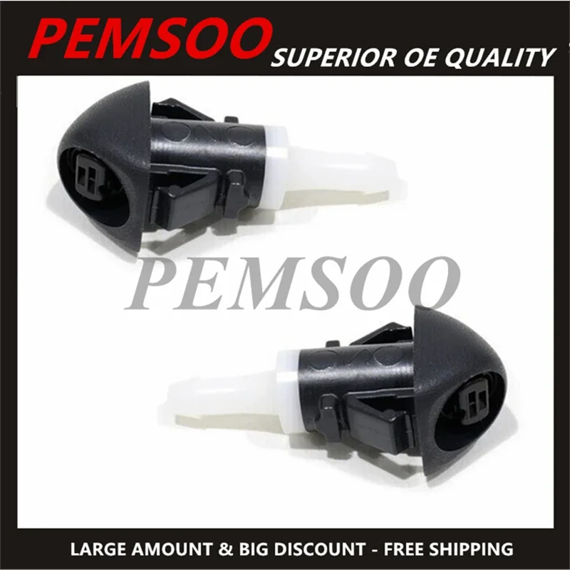 2Pcs Windshield Windscreen Wiper Washer Nozzle Spray Jet 86636SC100 for SUBARU Forester 2009 2010 86636-SC100