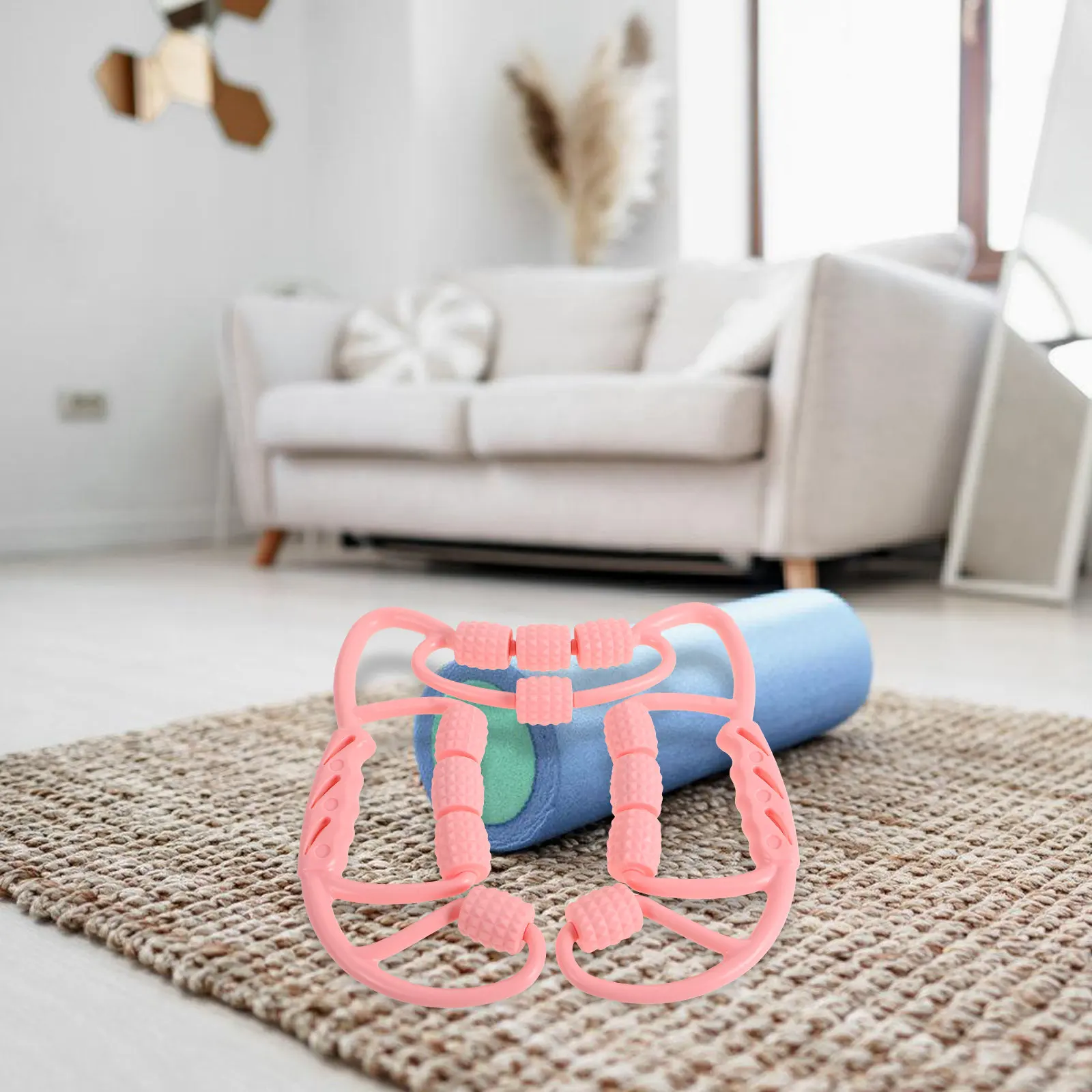 

Массажер-ролик для ног для глубокого массажа икроножных мышц, эргономичный круглый дизайн, портативный, легкий, для восстановления мышц, йоги и пилатеса