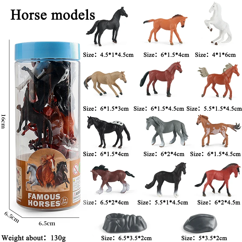 Oenux ensemble d'animaux miniatures sauvage Sealife ferme dinosaure Brinquedo Figurine modèle figurines d'action Zoo mignon éducation enfants jouet cadeau