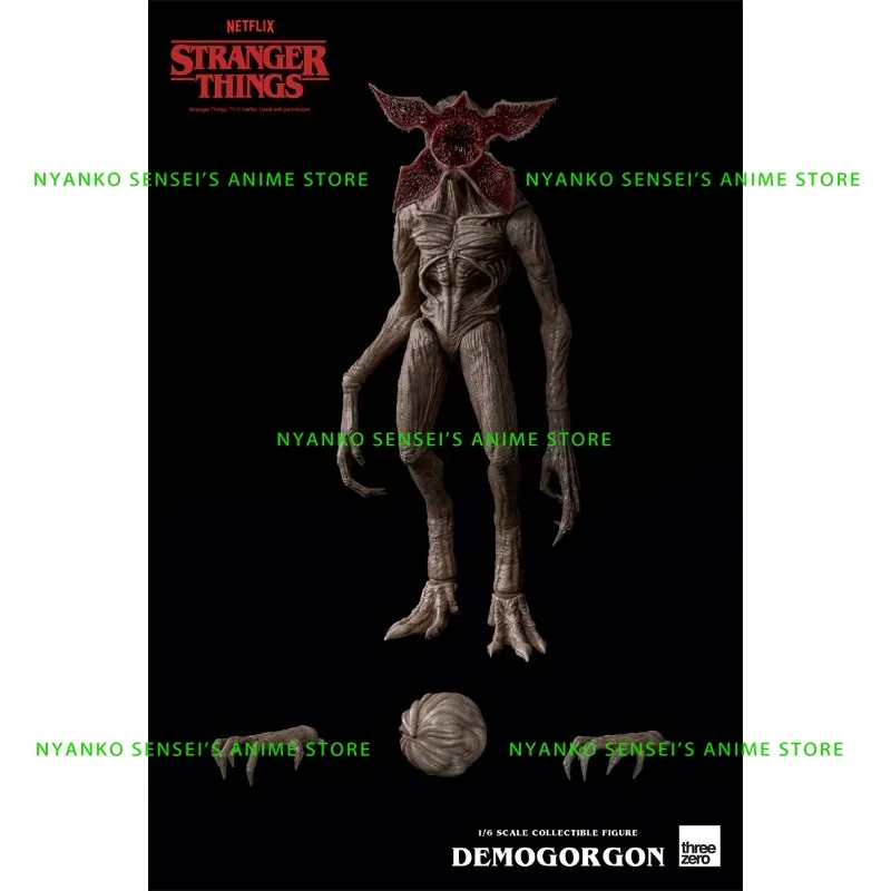 متوفر في المخزون Threezero Stranger Things Demogorgon 1/6 مقياس جامع عمل الشكل نماذج أنيمي لعبة دمية هدية هواية 3Z0263