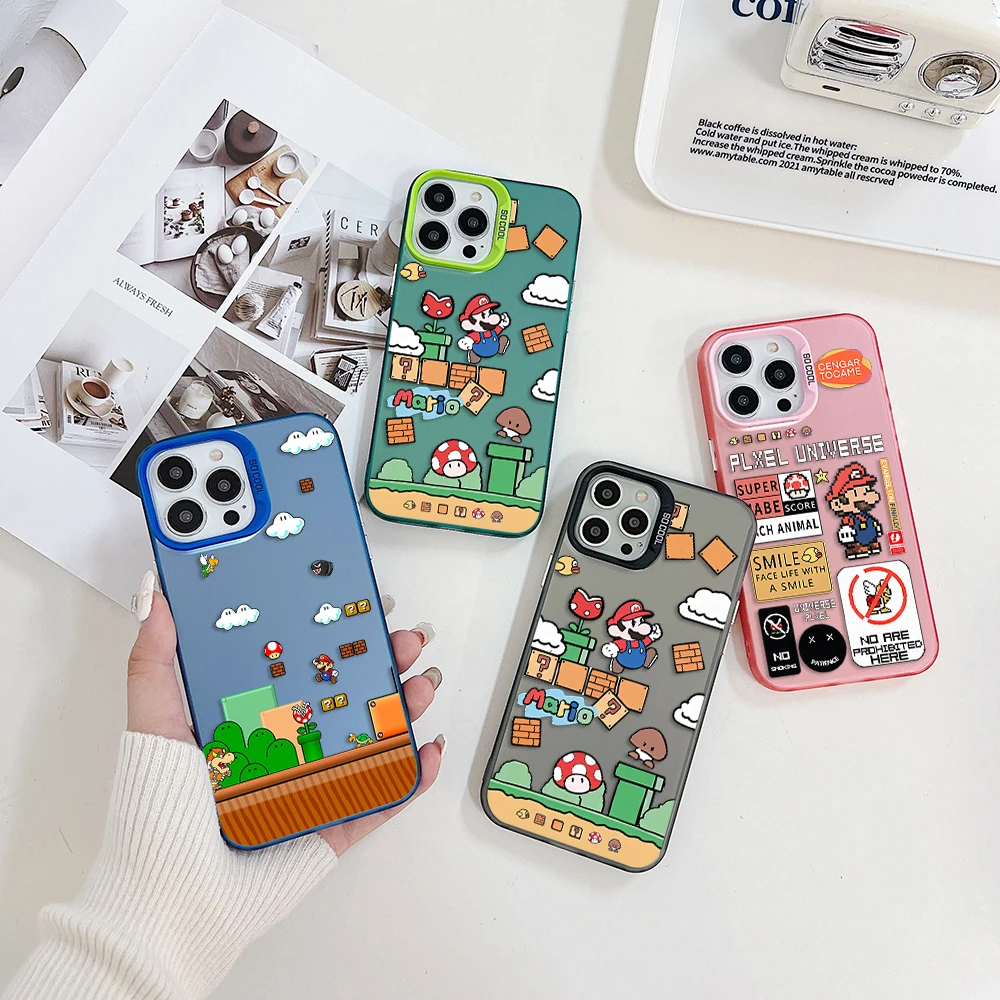 Hot Games Super M-Marioes Phone Case for Samsung A73 A72 A71 A54 A53 A51 A34 A33 A32 A31 A30 A24 A23 A22 A14 A11 A10 4G 5G Cover