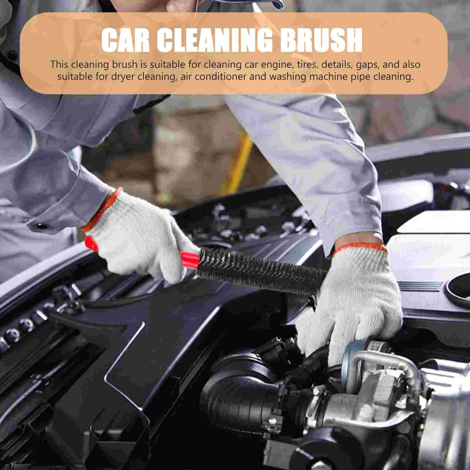 Car Engine Cleaning Brush Bike Detail Detailing for Vehicles Washing Machine Cleaner