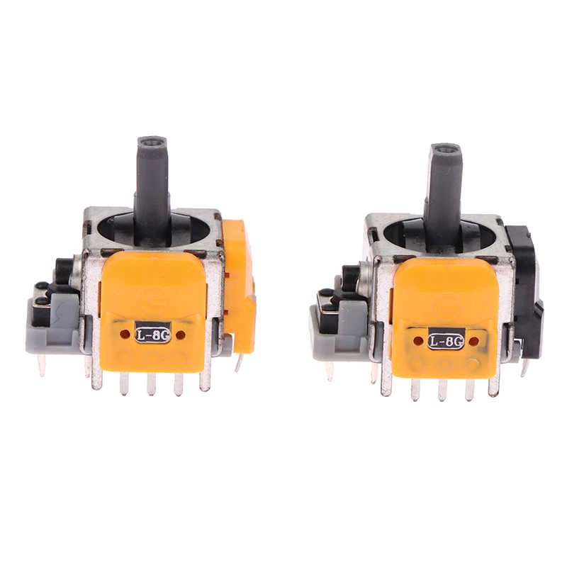 2 Buah Joystick Efek Hall Pengganti 3D Sensor Analog Thumbstick untuk PS5/PS4/Xbox One/Seri Aksesori Suku Cadang Perbaikan Pengendali