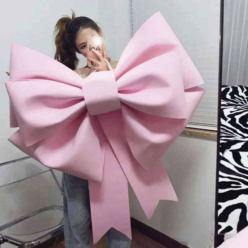 

DIY Giant Bow Wall Decor Kit 3mm Sponge Paper Material Pack For Wedding/Christmas/Restaurant Decoration Pre-Cut Easy Assembly