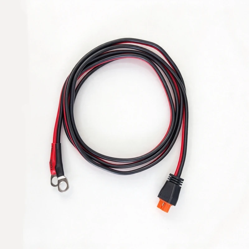 12AWG XT60 / XT60i Injection Molded to M8 Power Cable for Solar Panels Portable Power Stations RV Camping
