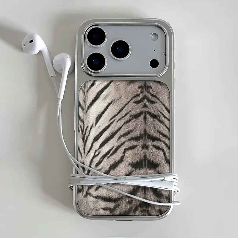 Niche Tiger Print Retro Cow Print Vibe Drip Glue Y2K Phone Case For iPhone 18 DUO 17 AIR 16 15 14 13 12 11 PRO MAX PLUS Cover