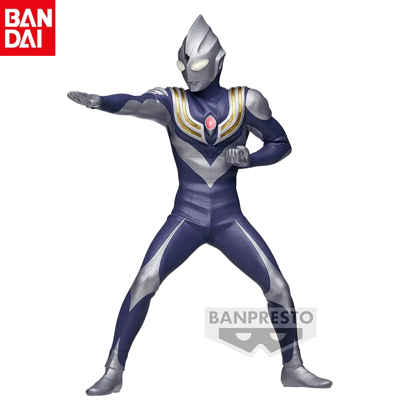 

Подлинная оригинальная статуя героя Bandai Ultraman Tiga воздушная ночная версия анимационная подвижная Модель Коллекционная Фигурка праздничный подарок