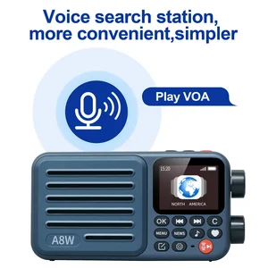 Choyong A8W Rádio de Internet portátil (Versão GLOBAL) com WIFI e 4G FM, cartão micro-SD, rádio de bolso digital mundial, escolha 12 principais vendas radio portátil wifi - №10