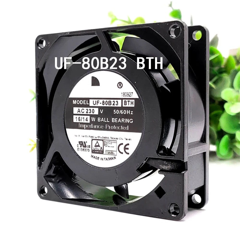 radiator Cabinet cooling UF-80B23 BTH 230VAC 16/14W 80*80*25mm Axial flow fan Fast Shipping