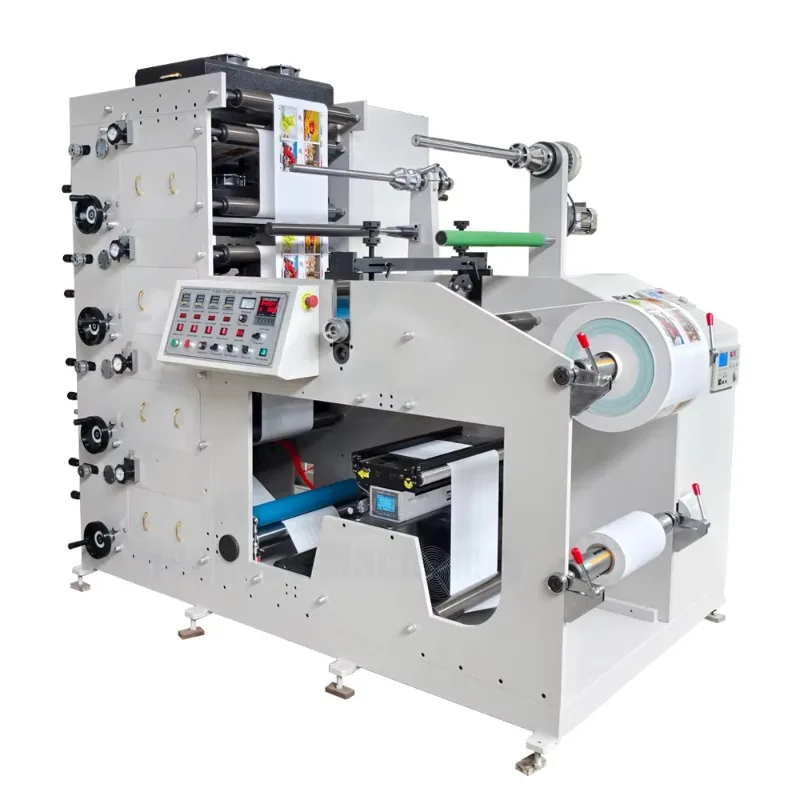 Customized Paper Printing Machine Full Automatic High Speed 2-color 4-color 6-color Roll Paper Flexo Printing Machine