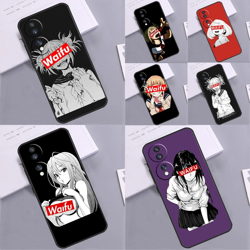 Sugoi Senpai Anime waifu Case For Honor 8X 9X X8a X9a X7a X6a Magic 5 Pro Honor X8 X9 X7 10 50 70 90 Lite Cover