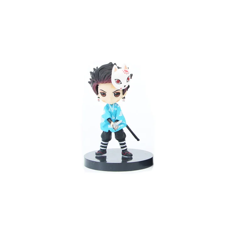 Anime Demon Slayer Figure Kimetsu No Yaiba Toy Figure Q Posket Kamado Tanjirou Kamado Nezuko PVC Model Toys view 4