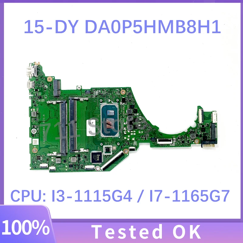 Mainboard DA0P5HMB8H1 With I3-1115G4 / I7-1165G7 CPU For HP Pavilion 15-DY 15S-FQ 15S-FR Laptop Motherboard 100% Fully Tested OK