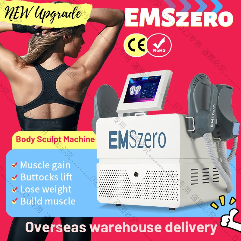 

EMSZERO RF Sculpt Muscle Stimulate Machine EMS 6500W Electric Slimming Nova Pelvic Stimulation Pad EMSzero Salon Fat Removal