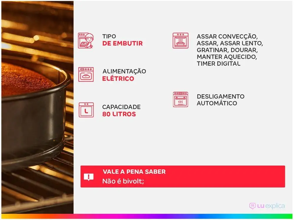 Convection Electrolux Electric Oven-220V