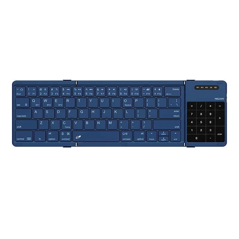 NILLKIN 折りたたみ Bluetooth キーボードタッチパッド付き