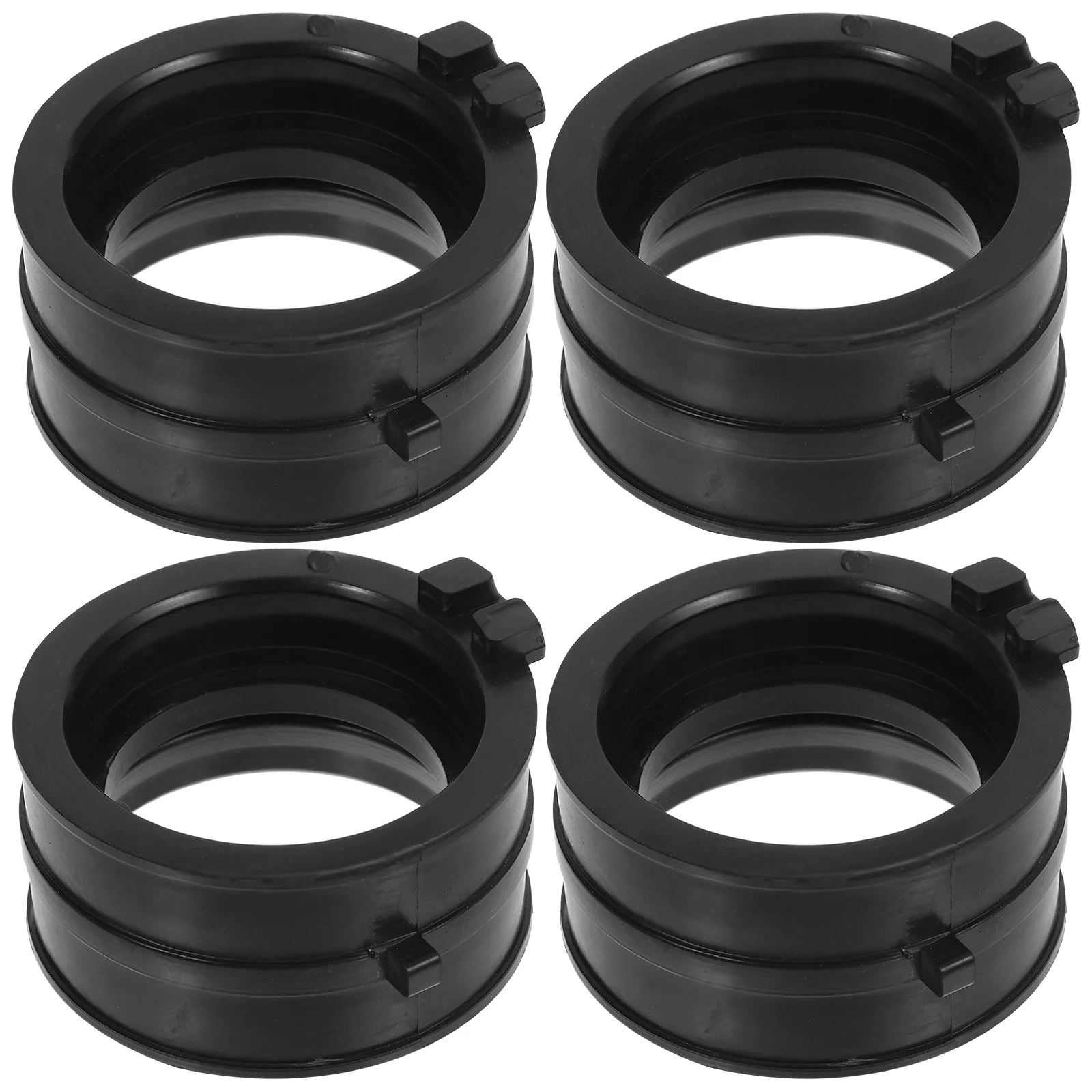 

4Pcs Intake Manifold Adapter Carburetor Connector Replacement Atv Intake Manifold Rubber Connector for Motorcycle