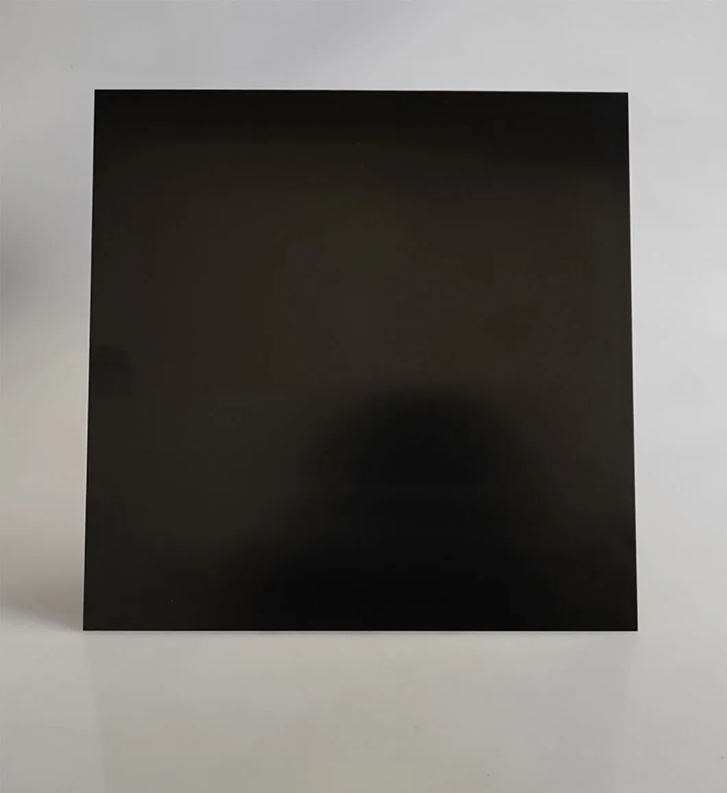Black anodized aluminum plate with a thickness of 0.5/0.8/1.5/2 mm is suitable for laser engraving parts