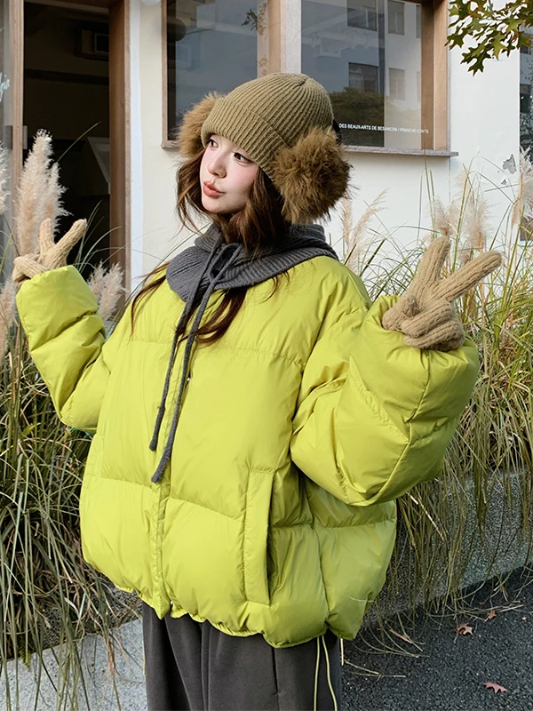 Chaqueta de Plumón Desmontable con Capucha para Mujer, Chaqueta de Invierno 2025, Nueva Moda, Antienvejecimiento, Ropa Exterior