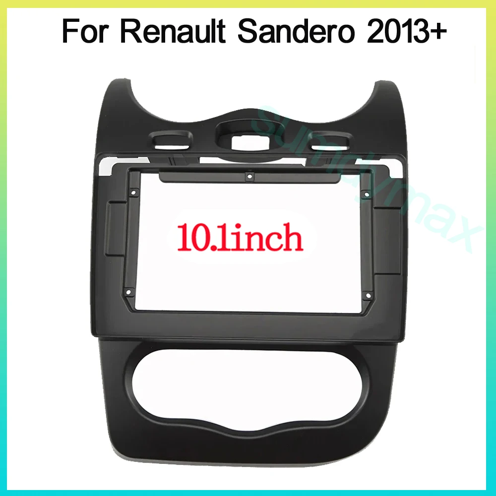 10.1 inch car car panel Trim Dashboard Panel Kit For Renault Sandero 2013+  car panel Big Screen Dask Kit Fascia Frames