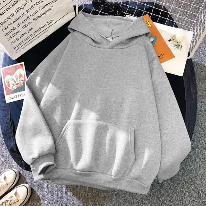 Herbst-Winter-Fleece-Hoodies, modische Freizeit-Sweatshirts für Herren und Damen, Harajuku, warme, übergroße Pullover, 11 Farben, Hip-Hop-Streetwear – Detail 8