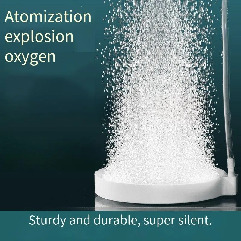 

Aquarium Accessories Nano Air Stone Ultra Silent Oxygen Pump Bubble Diffuser Fine Air Refiner for Fish Tank Water Aeration