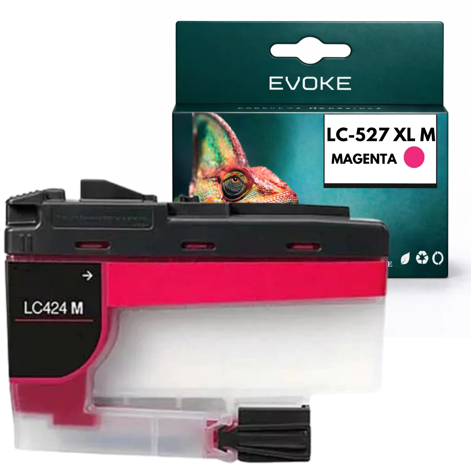Evoke Compatibele Inkt voor Epson Lc527 XL Lc527Xl Lc-527Xl Lc-527 Lc527 Magenta Mfc-J4350Dw Mfc-J4550Dw