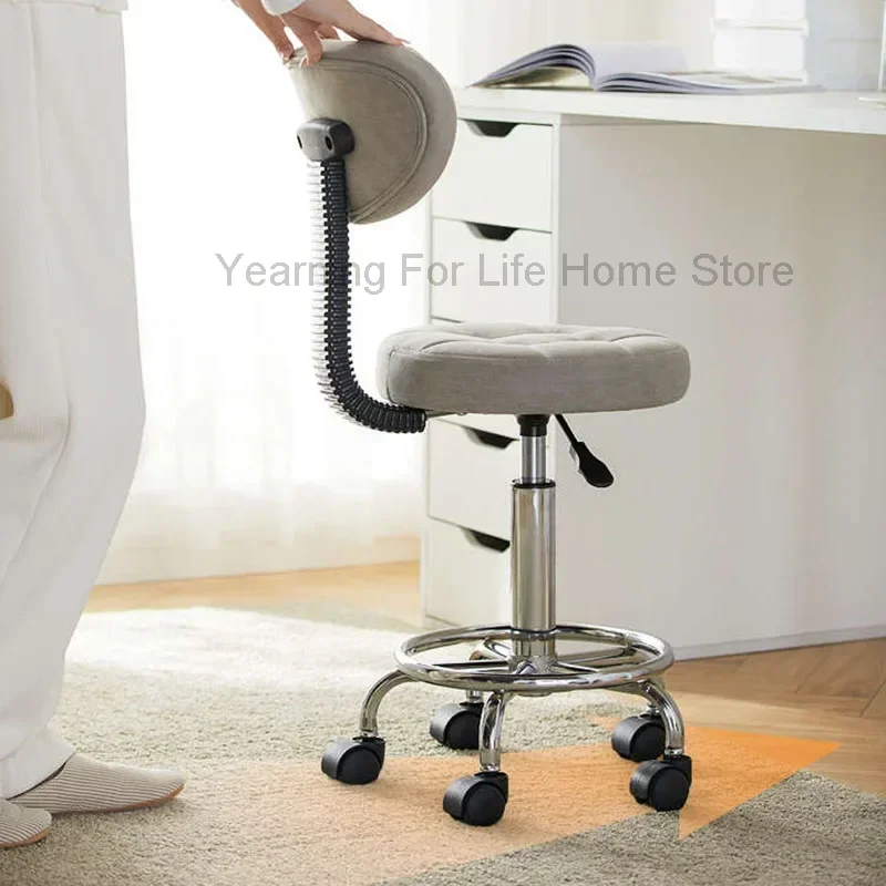 Modern Minimalist Bar Chairs Household Cash Registers Swivel Front Desk High Stools Lifting Rotating Backrests Pulleys