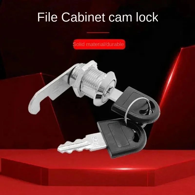 4 Size Drawer Cam Lock with 2 Keys for Mailbox File Cabinet Tool Box Locker Furniture Hardware Rarelock for Filing Cabinet Lock
