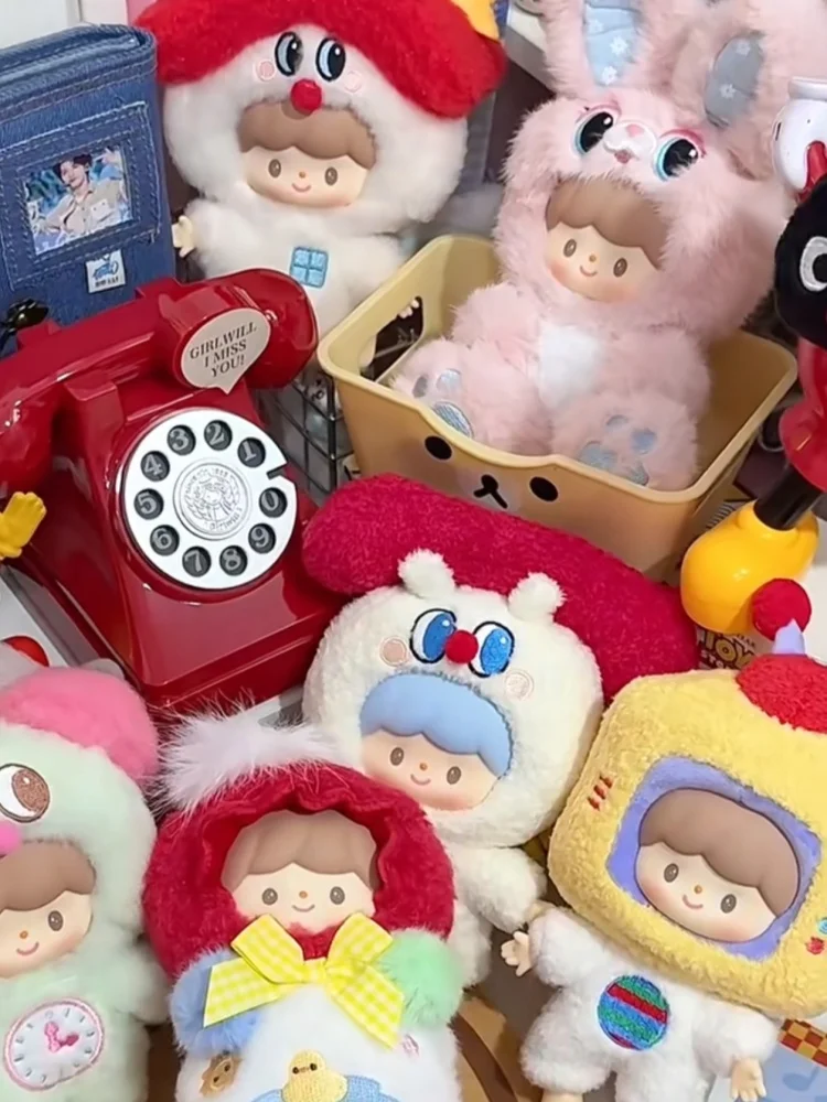 

Zzoton Happy Childhood Series Vinyl Face Blind Box Mysterious Doll Trendy Collectible Toy for Decoration Birthday Gift