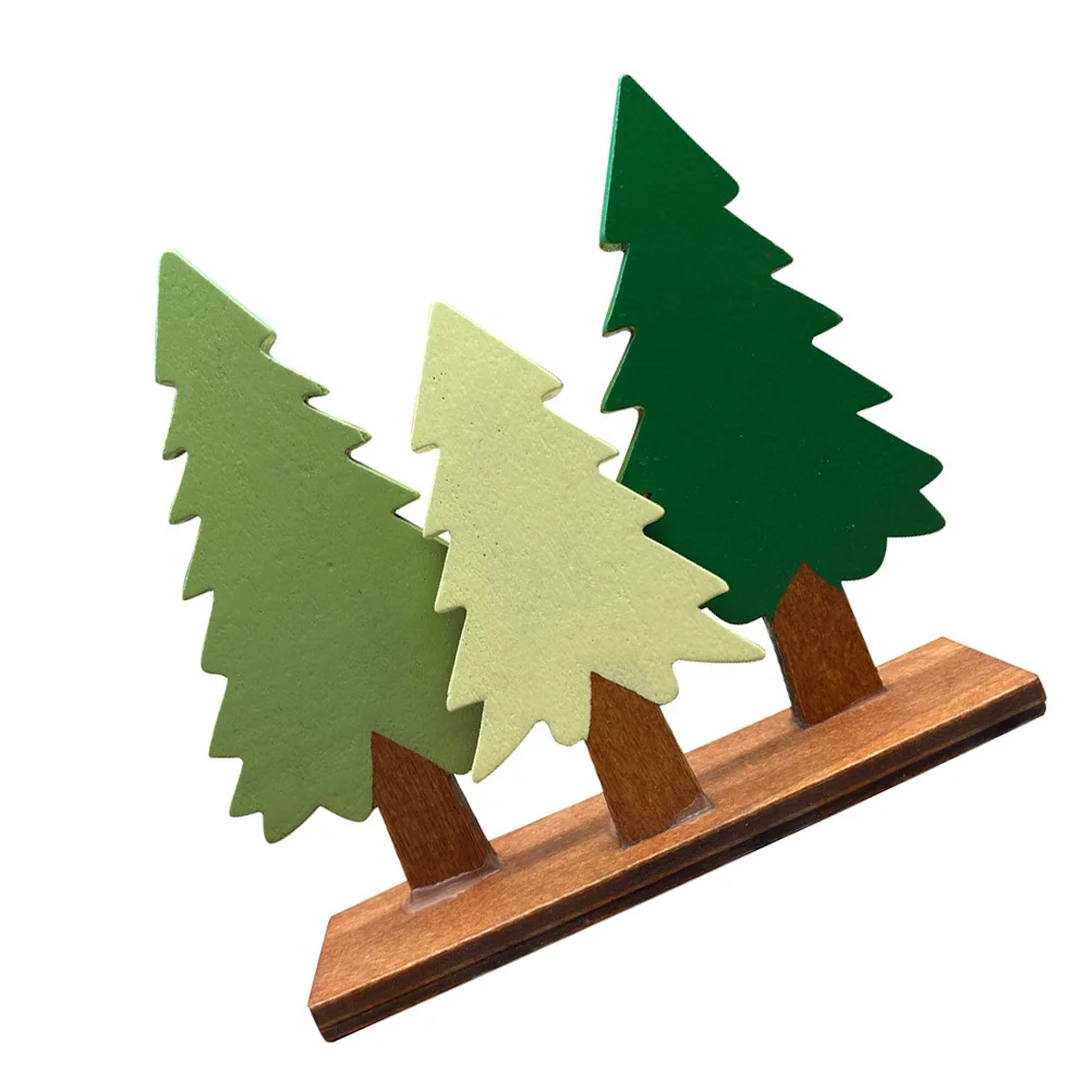

1Pcs Fake Pine Tree Adorable Wooden Emulation Tree Home Office Desk Decor Festive Party Winter Wedding Decoration