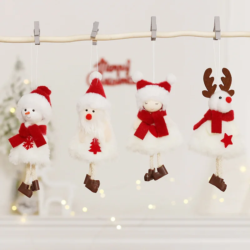

Christmas decorations ins cute snowman old man doll Christmas tree pendant